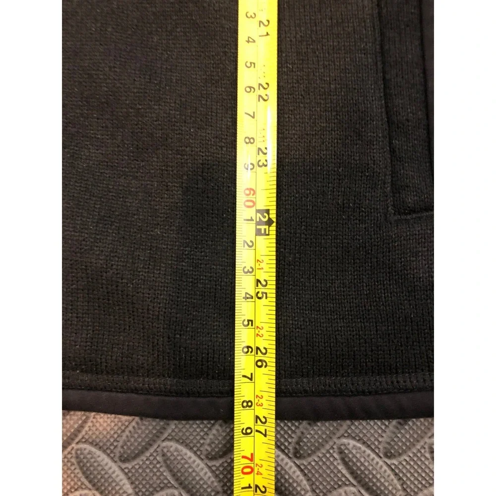 Patagonia Better Sweater Vest Mens Large Black Full Zip Fleece 25880 SP14